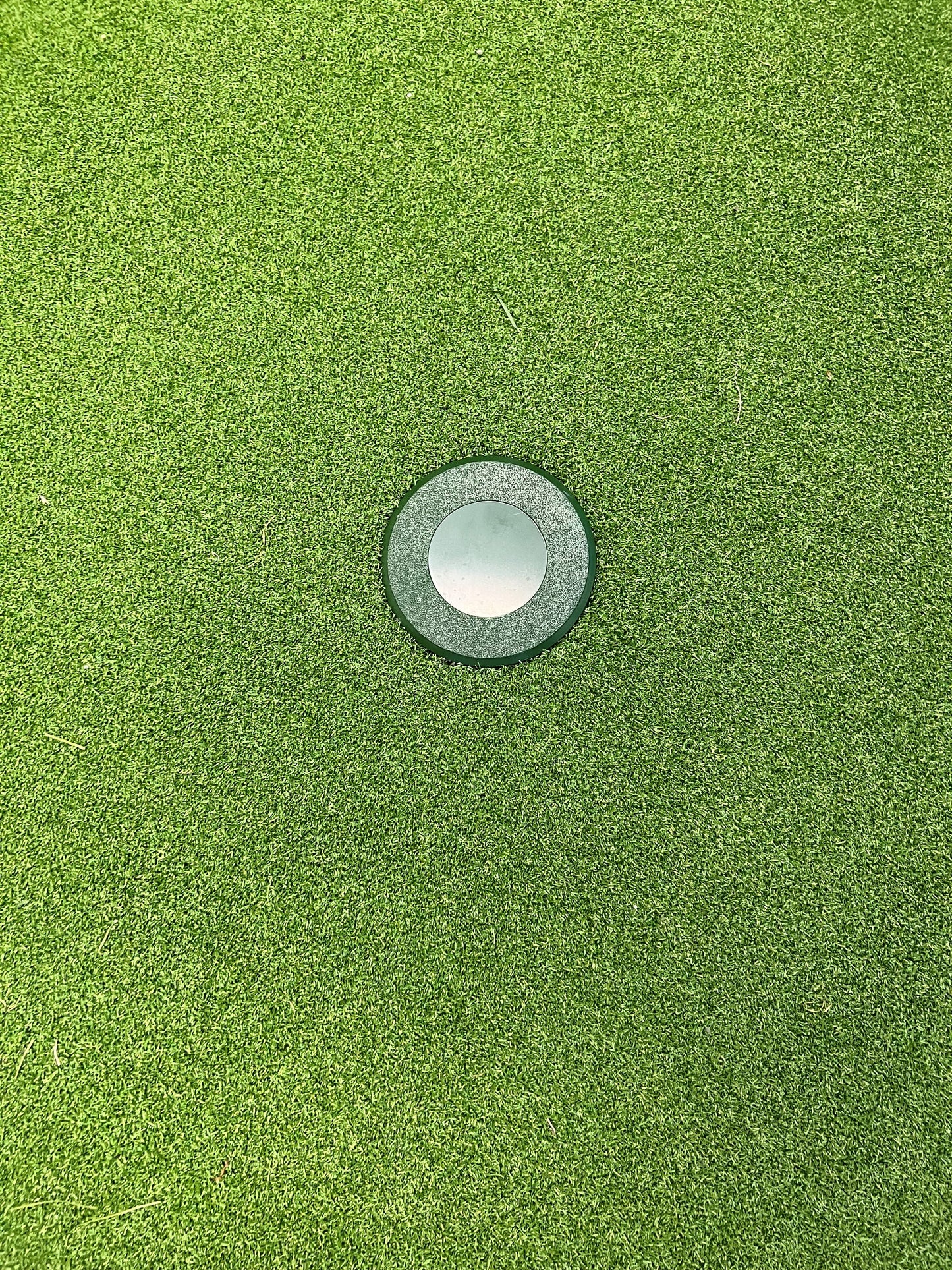Green Plastic Golf Hole Cover