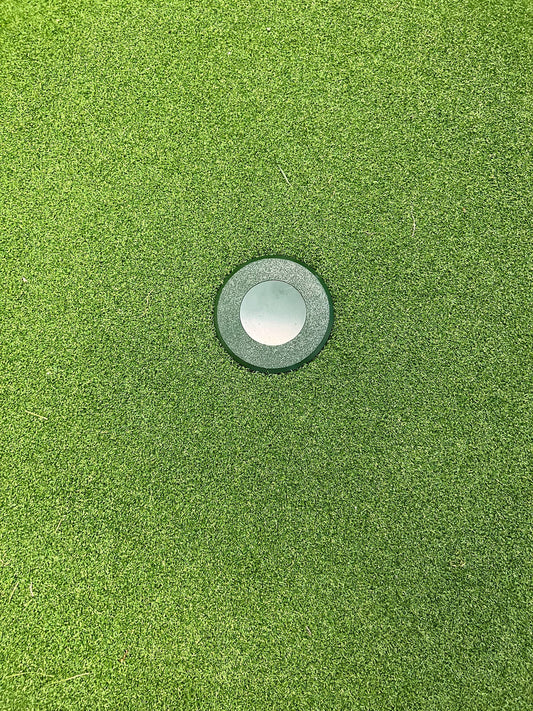 Green Plastic Golf Hole Cover